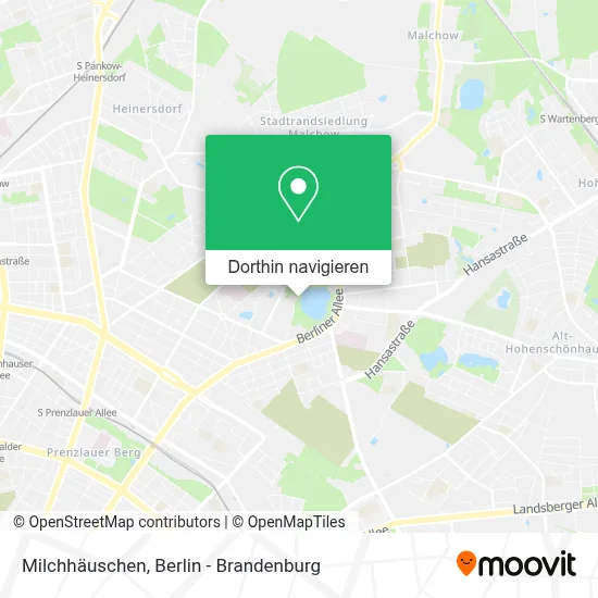 Milchhäuschen Karte