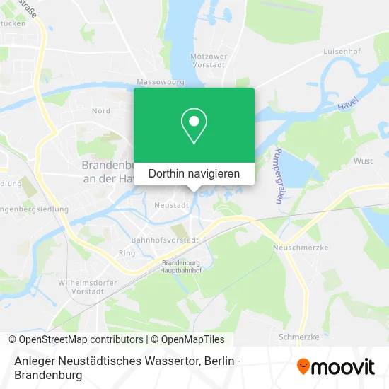 Anleger Neustädtisches Wassertor Karte