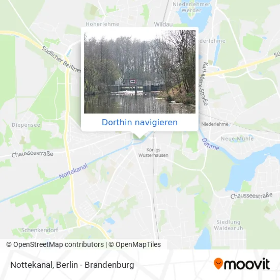 Nottekanal Karte