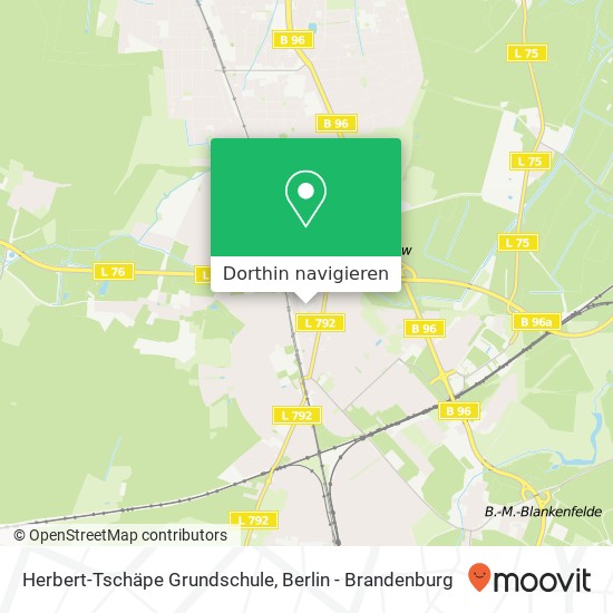 Herbert-Tschäpe Grundschule Karte