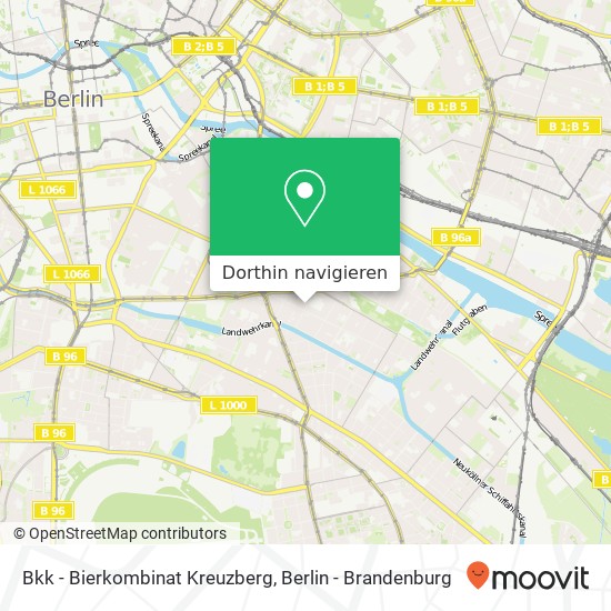 Bkk - Bierkombinat Kreuzberg Karte