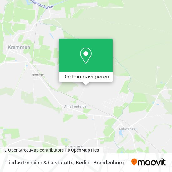 Lindas Pension & Gaststätte Karte