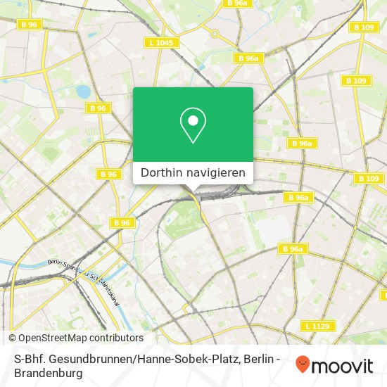 S-Bhf. Gesundbrunnen / Hanne-Sobek-Platz Karte