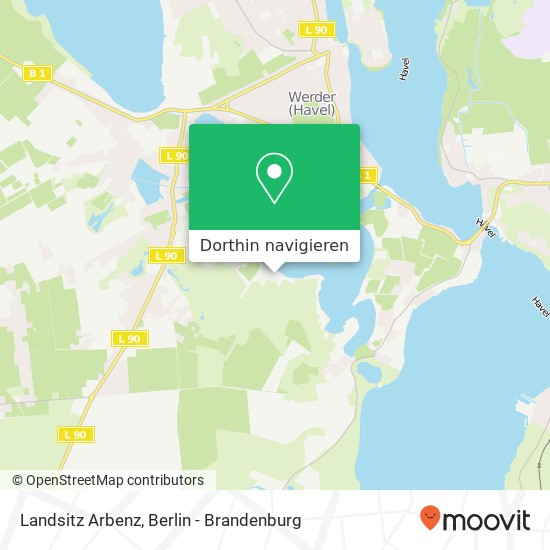 Landsitz Arbenz Karte