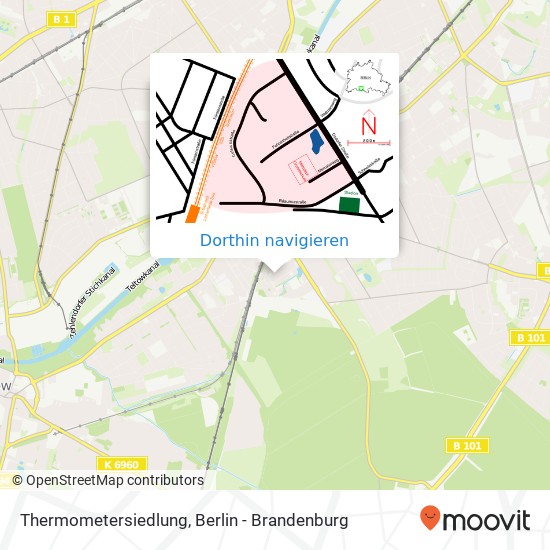 Thermometersiedlung Karte