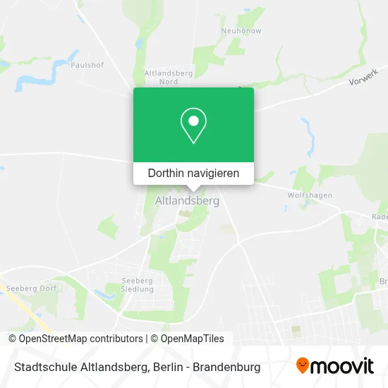 Stadtschule Altlandsberg Karte