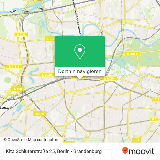 Kita Schlüterstraße 25 Karte