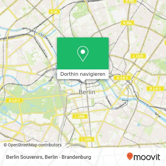Berlin Souvenirs Karte