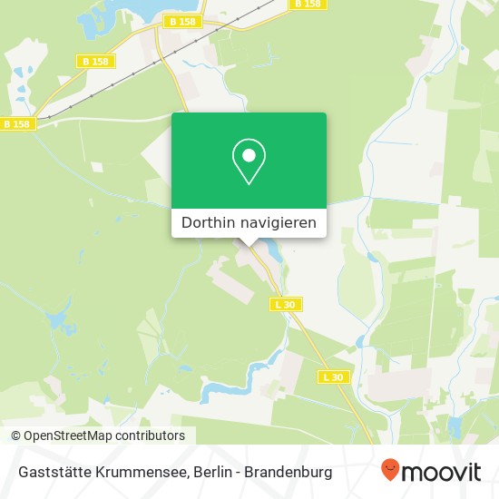Gaststätte Krummensee Karte