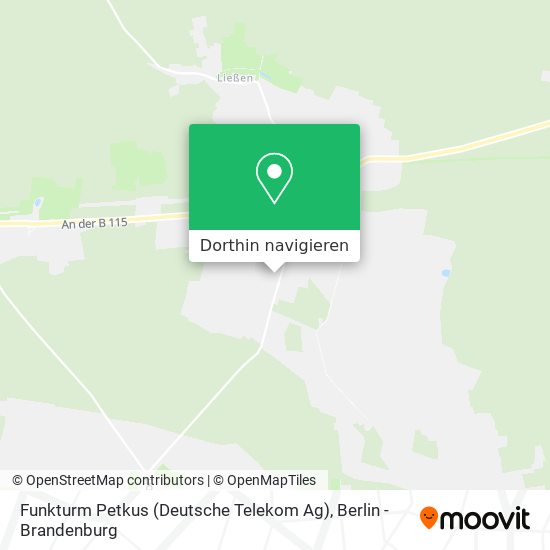 Funkturm Petkus (Deutsche Telekom Ag) Karte