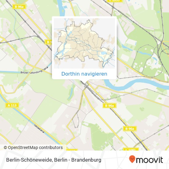 Berlin-Schöneweide Karte