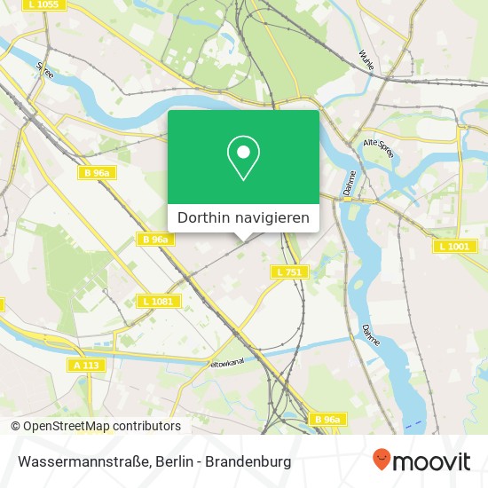 Wassermannstraße Karte