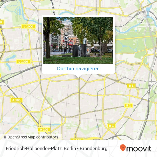 Friedrich-Hollaender-Platz Karte