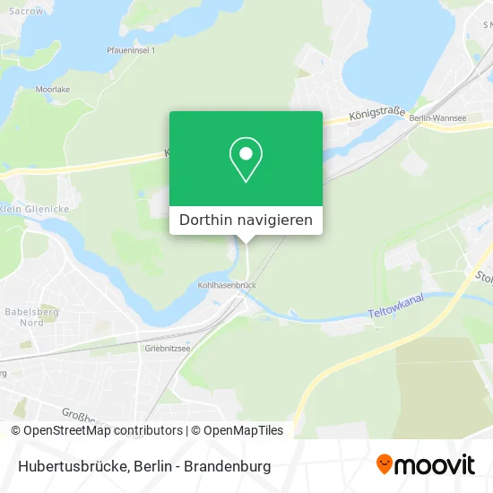 Hubertusbrücke Karte