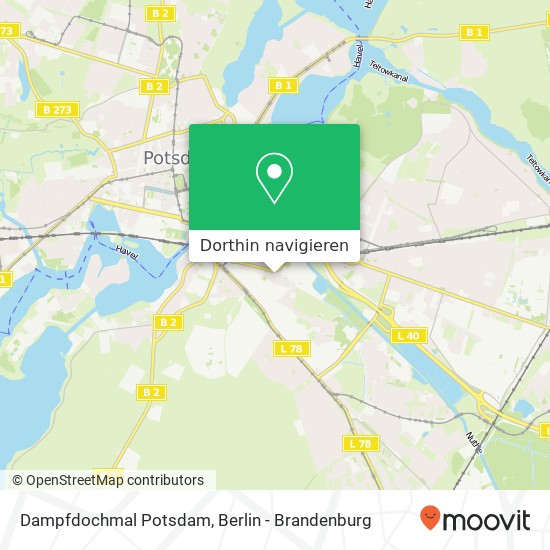 Dampfdochmal Potsdam Karte