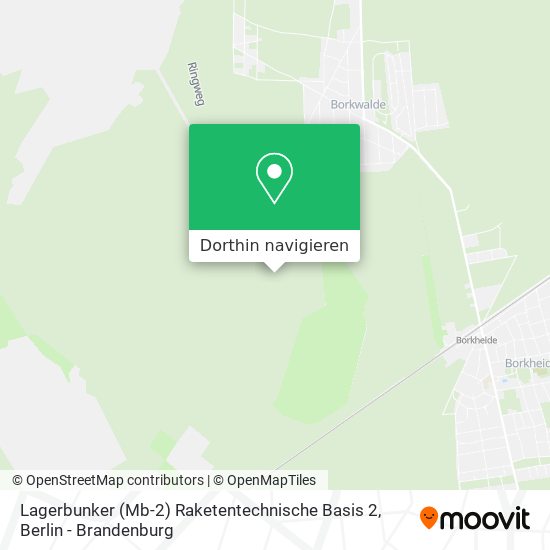 Lagerbunker (Mb-2) Raketentechnische Basis 2 Karte