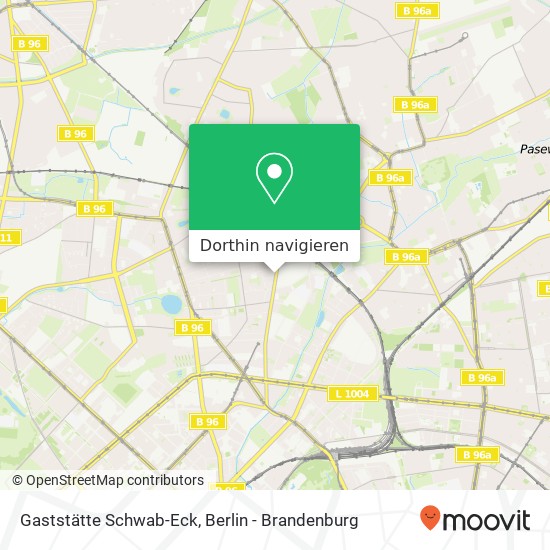 Gaststätte Schwab-Eck Karte