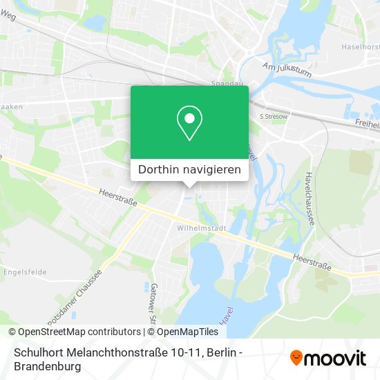 Schulhort Melanchthonstraße 10-11 Karte