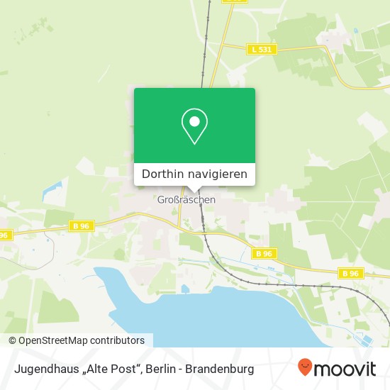 Jugendhaus „Alte Post“ Karte