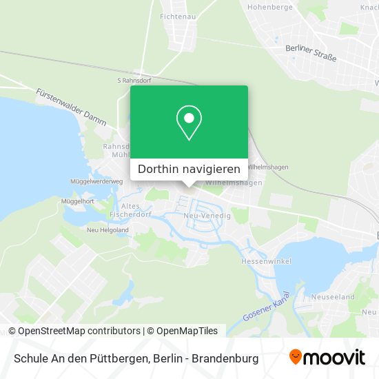 Schule An den Püttbergen Karte