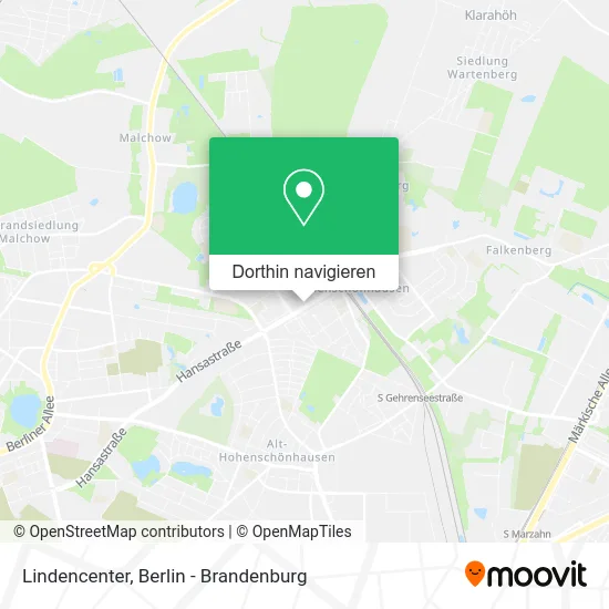 Lindencenter Karte