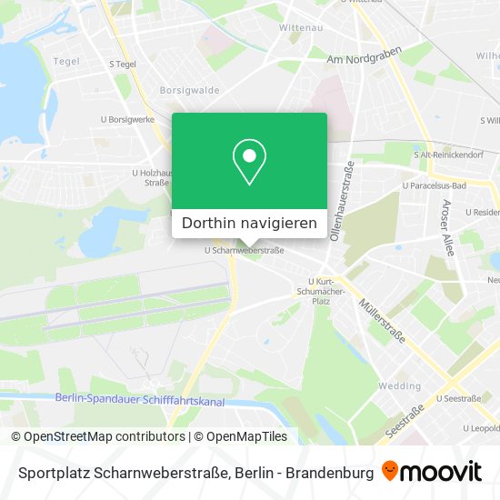 Sportplatz Scharnweberstraße Karte