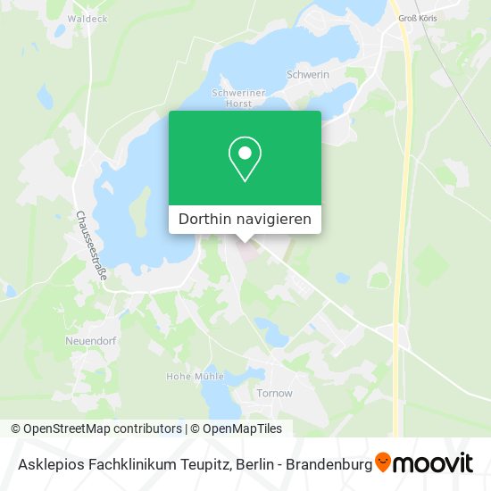 Asklepios Fachklinikum Teupitz Karte