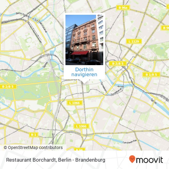 Restaurant Borchardt Karte