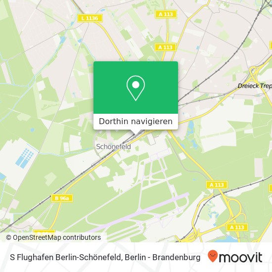 S Flughafen Berlin-Schönefeld Karte