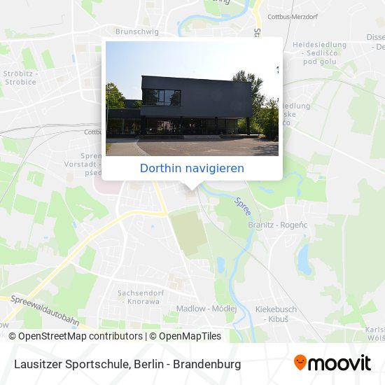 Lausitzer Sportschule Karte