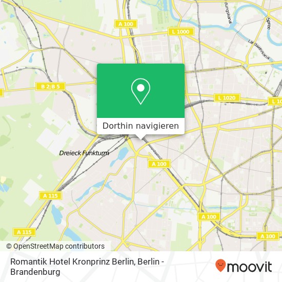 Romantik Hotel Kronprinz Berlin Karte