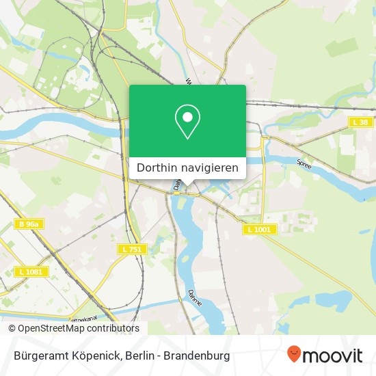 Bürgeramt Köpenick Karte