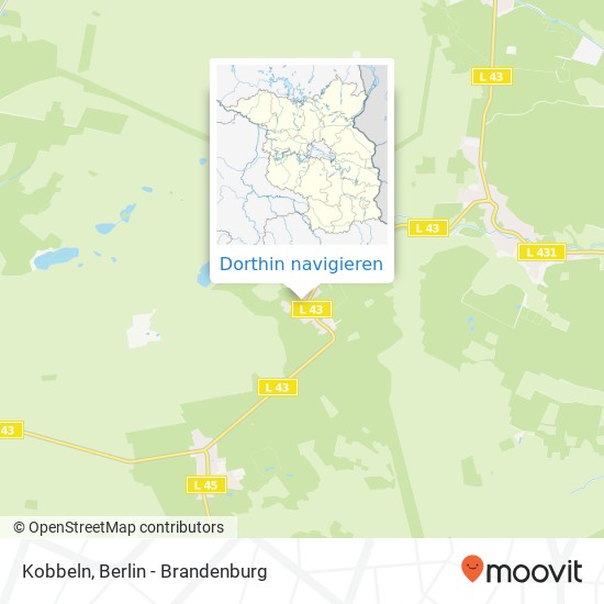 Kobbeln Karte