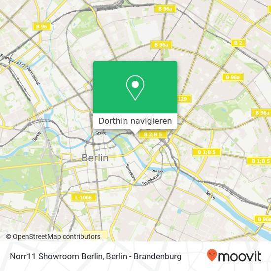 Norr11 Showroom Berlin Karte