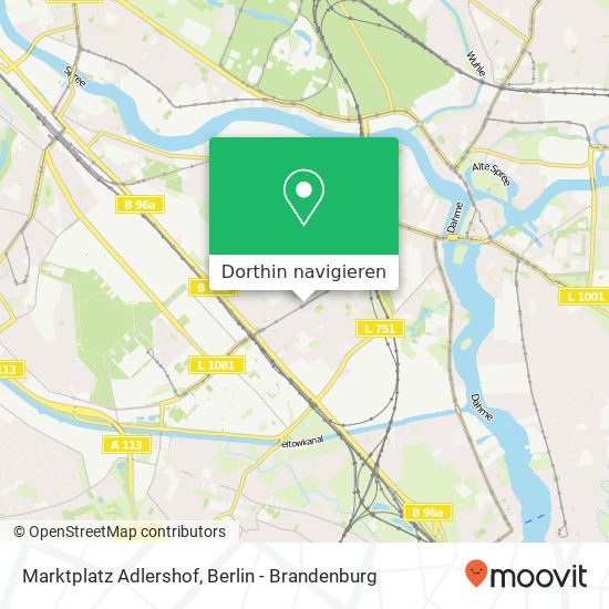 Marktplatz Adlershof Karte