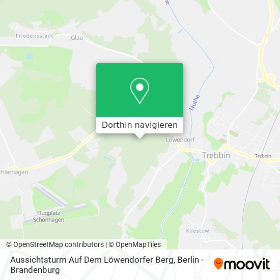 Aussichtsturm Auf Dem Löwendorfer Berg Karte