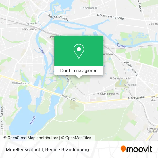 Murellenschlucht Karte