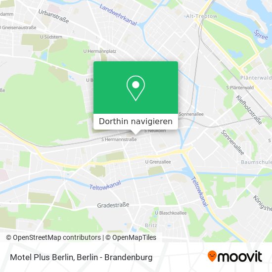 Motel Plus Berlin Karte