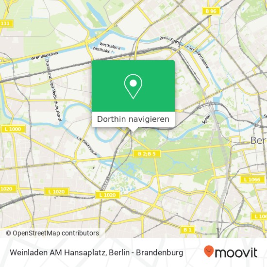 Weinladen AM Hansaplatz Karte