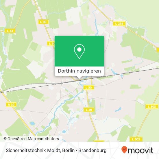 Sicherheitstechnik Moldt Karte