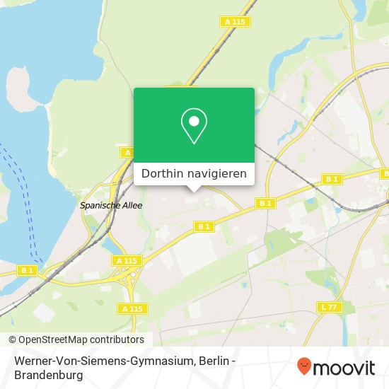 Werner-Von-Siemens-Gymnasium Karte