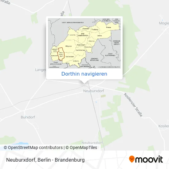 Neuburxdorf Karte