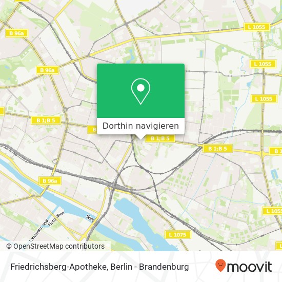 Friedrichsberg-Apotheke Karte