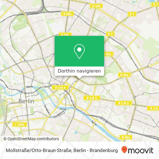 Mollstraße/Otto-Braun-Straße Karte