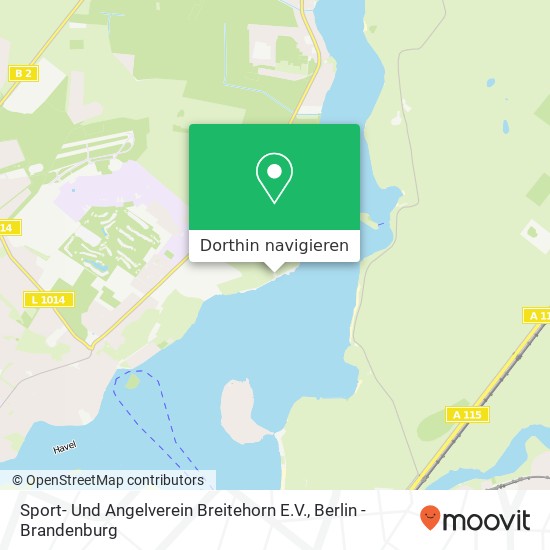Sport- Und Angelverein Breitehorn E.V. Karte
