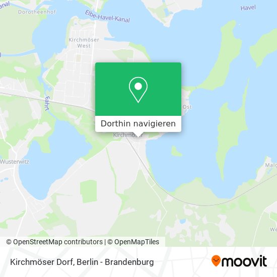 Kirchmöser Dorf Karte