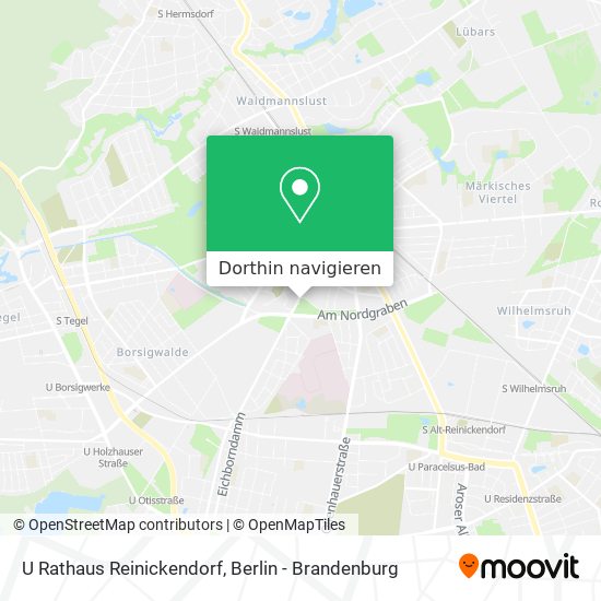 U Rathaus Reinickendorf Karte