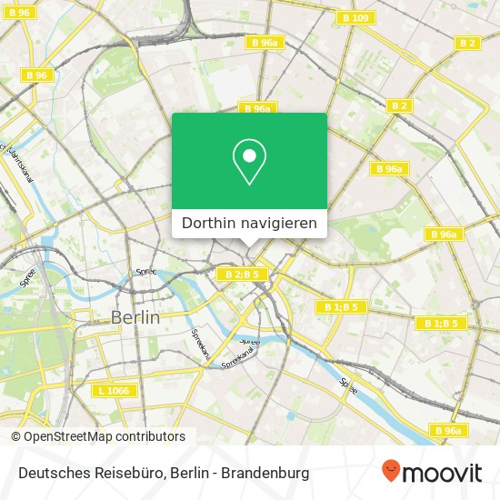 Deutsches Reisebüro Karte