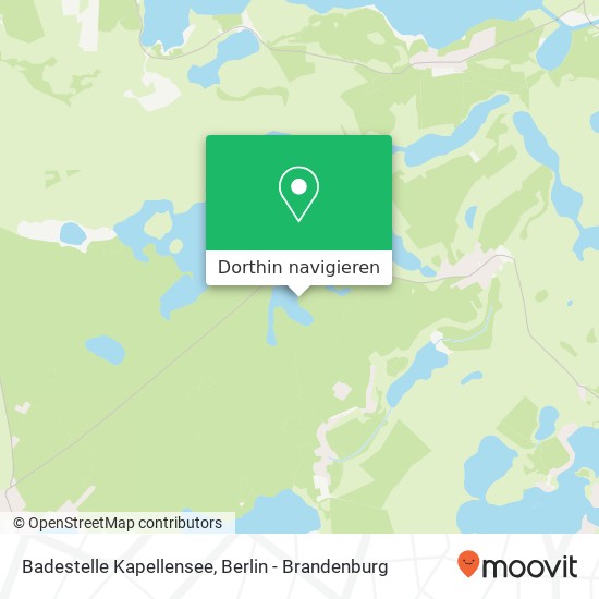 Badestelle Kapellensee Karte