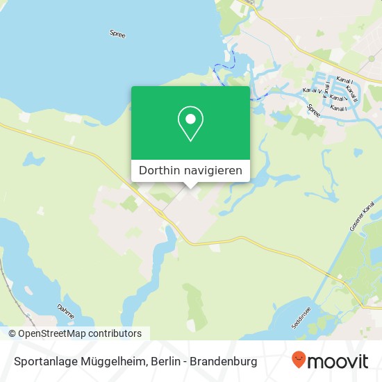 Sportanlage Müggelheim Karte